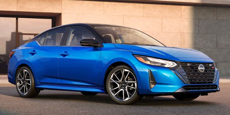 Nissan Sentra parked on road