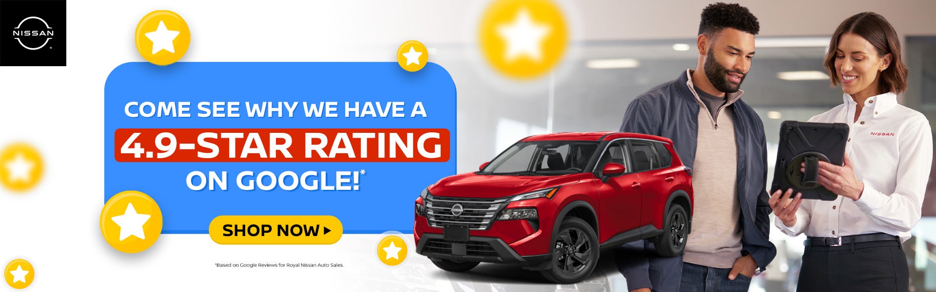 Come See Why We Have 4.9 Star Rating On Google at Royal Nissan 